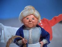 Mrs. Claus, as she appears in the Rankin/Bass television special The Year Without a Santa Claus.