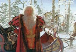 Father Christmas as depicted in The Chronicles of Narnia (Photo by William Rookwood)  