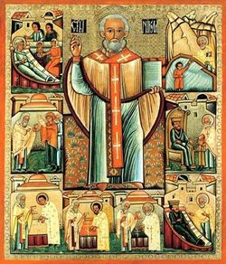 Eastern Orthodox icon of Saint Nicolas