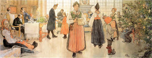 "Now it is Christmas again" (1907) by Carl Larsson.